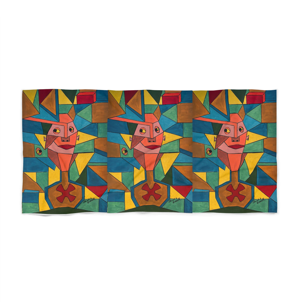 Geometric Carnival Beach Towel — Three Eyed Jack
