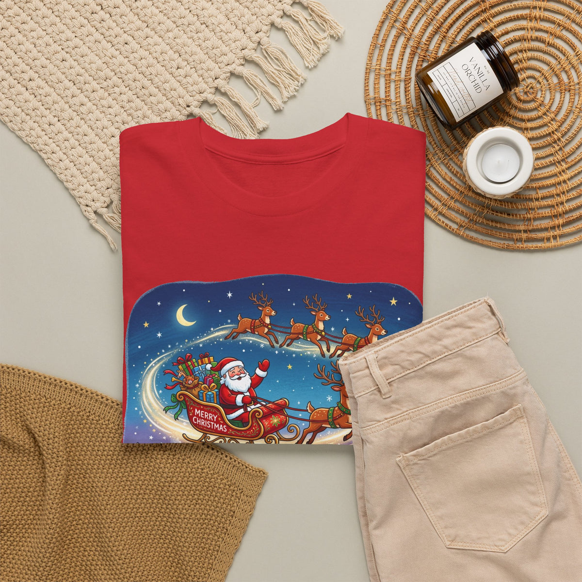 Christmas Santa Sleigh T-Shirt