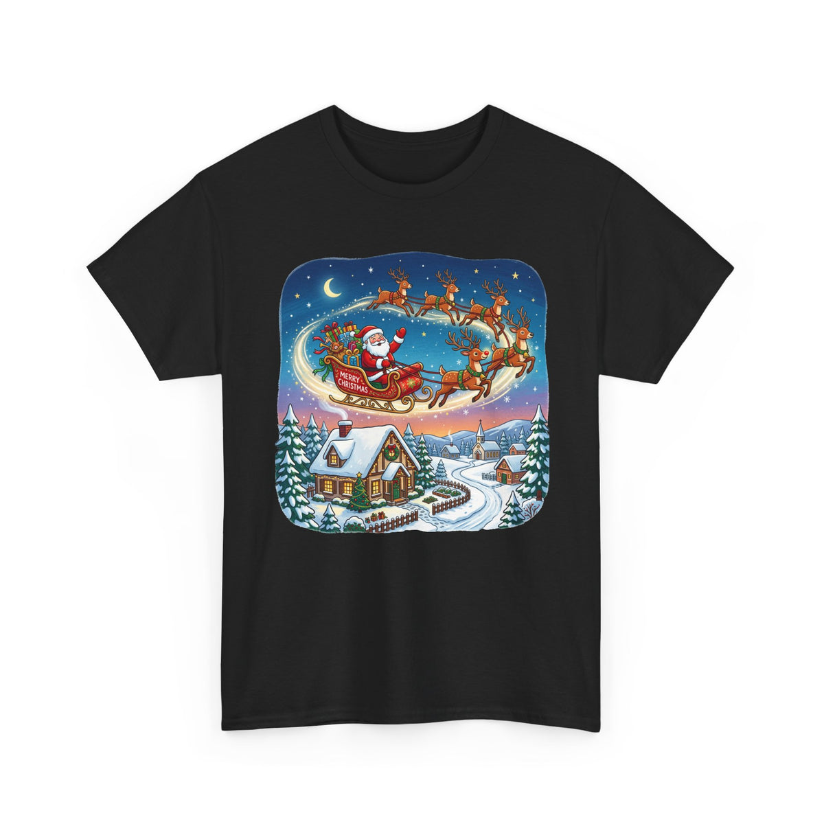 Christmas Santa Sleigh T-Shirt